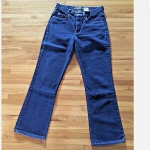 Anchor Blue Flare Low-Rise Zip Fly Dark Blue Jeans - Juniors Sz 7